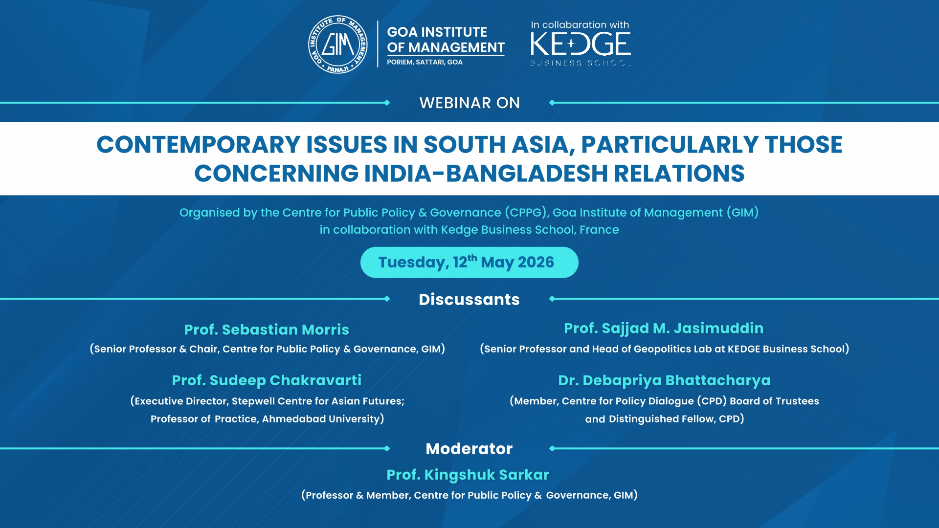 GIM - CPPG Conference Issues in South Asia (Digital Artwork)